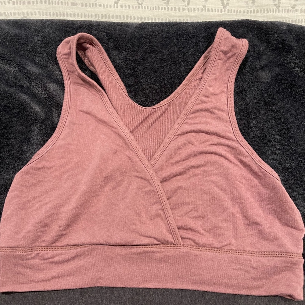 Kindred Bravely French Terry Racerback Nursing & Sleep Bra | color Twilight